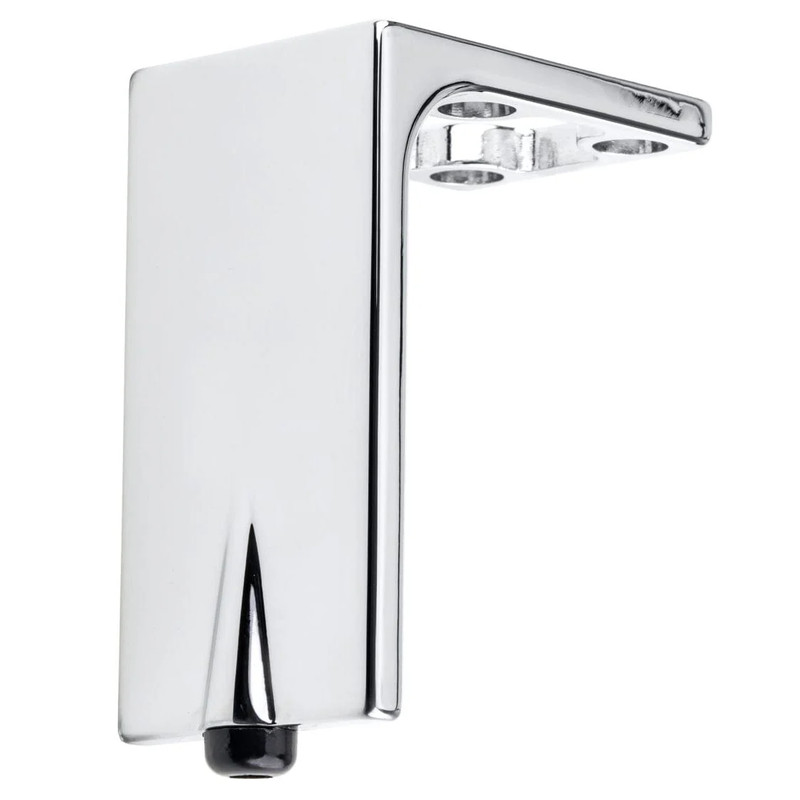 3-15/16" (100 mm) Design Adjustable Furniture Leg Chrome